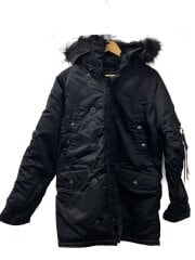 WAIPER別注/VINTAGE N-3Bフライトジャケット/M/ナイロン/BLK/無地/797-525202