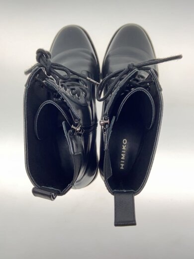 商品画像：レースアップブーツ/25.5cm/BLK/レザー/641410 3
