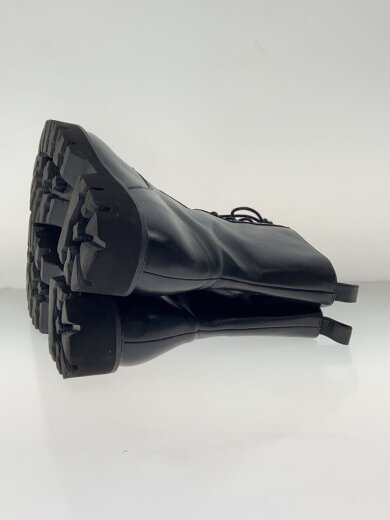 商品画像：レースアップブーツ/25.5cm/BLK/レザー/641410 4