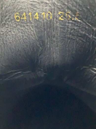 商品画像：レースアップブーツ/25.5cm/BLK/レザー/641410 5