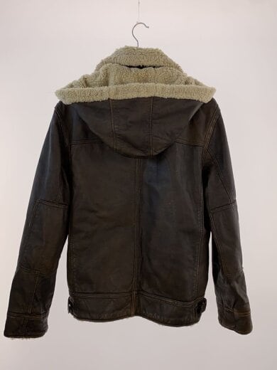 商品画像：レザージャケット・ブルゾン/M/レザー/BRW/無地/RN69426 2