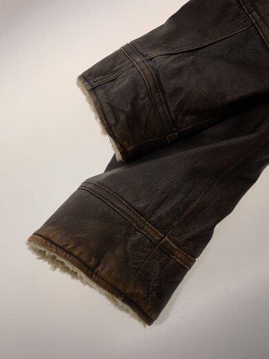 商品画像：レザージャケット・ブルゾン/M/レザー/BRW/無地/RN69426 5