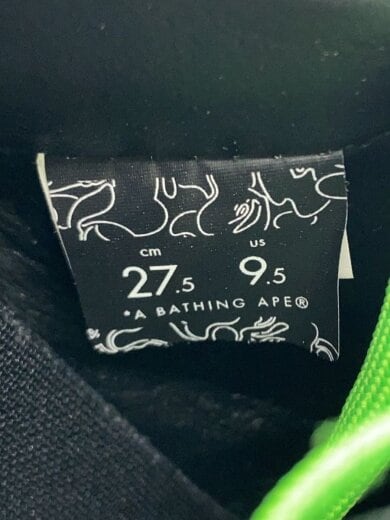 商品画像：×RAZER/BAPE STA/ローカットスニーカー/27.5cm/GRN 5