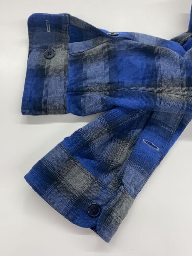 商品画像：90s/HERITAGE SKI CAMP Shirt/M/コットン/BLU/オンブレCK/HS-RL-SA3735 6