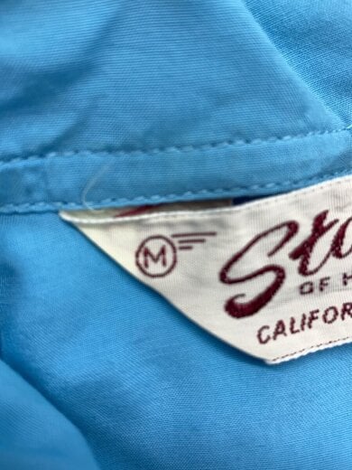 商品画像：アロハシャツ/M/レーヨン/BLU/SH37875 4