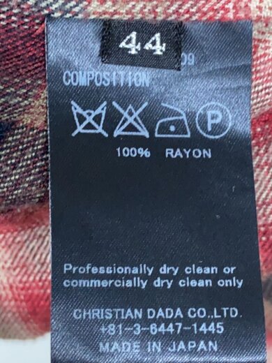 商品画像：長袖シャツ/44/レーヨン/ORN/チェック/CD-15W-0209 4