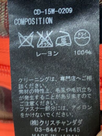 商品画像：長袖シャツ/44/レーヨン/ORN/チェック/CD-15W-0209 5