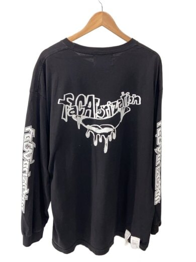 商品画像：長袖Tシャツ/FREE/コットン/BLK/2070 2