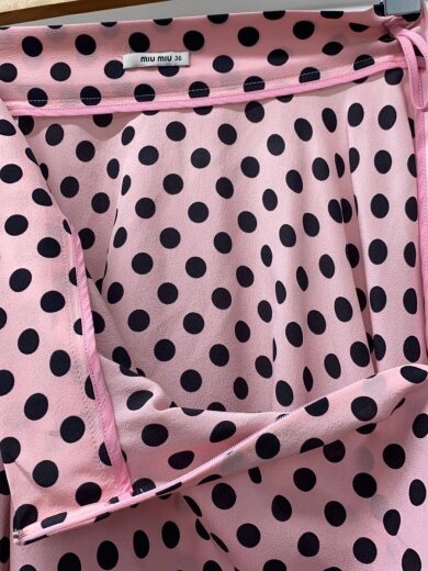 商品画像：スカート/36/シルク/PNK/ドット/MG617 1BYI 3