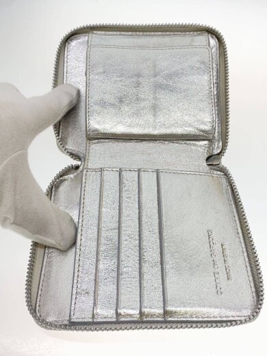 商品画像：2つ折り財布/--/SLV/無地/レディース 4