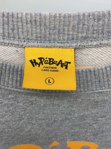 商品画像：Hypebeast/×ポケモンカード/リザードン/スウェット/L/コットン/GRY 3
