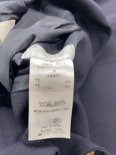 商品画像：テーラードジャケット/M/ウール/NVY/無地/ARCJ-2011// 4