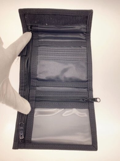 商品画像：3つ折り財布/--/BLK/無地/メンズ 4