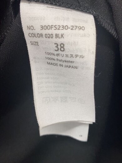 商品画像：半袖ブラウス/38/ポリエステル/BLK/無地/300FS230-2790 5