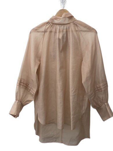 商品画像：長袖ブラウス/38/ポリエステル/BEG/無地/64-11-0944-287 1