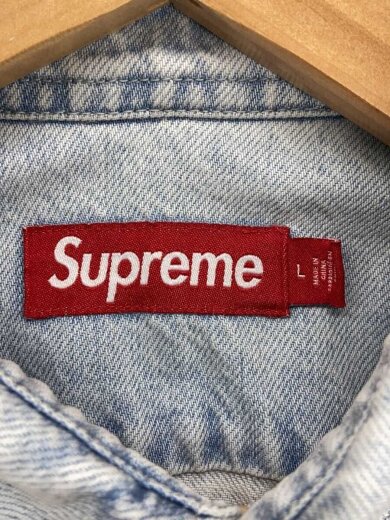 商品画像：長袖シャツ/L/コットン/BLU 3