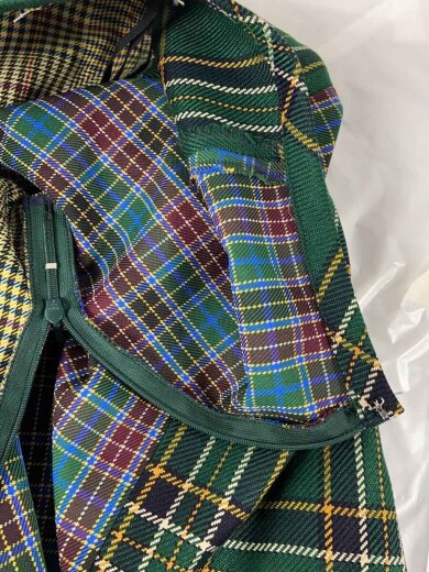 商品画像：ロングスカート/38/ポリエステル/GRN/チェック/300CA331-2600 3