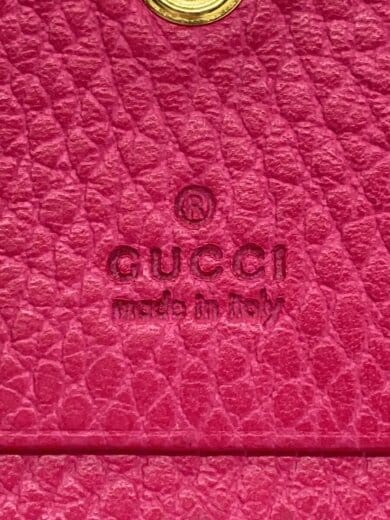 商品画像：GGマーモント/角スレ・小銭入れ汚れ/レザー/PNK/無地/レディース/456126 2146 3