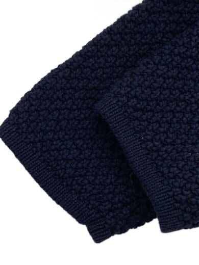 商品画像：金ボタンショート丈ニットカーデ/ブルゾン/1/コットン/NVY/09WND231010 6