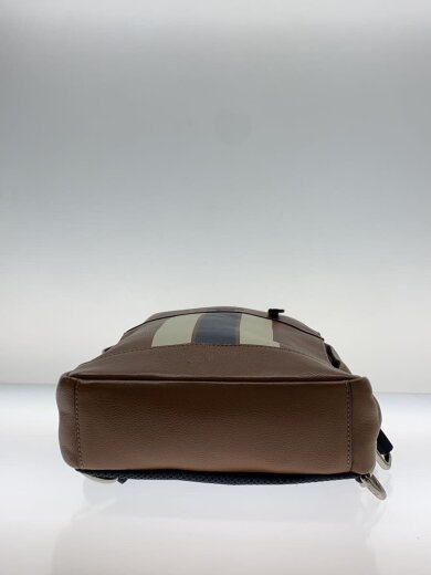 商品画像：CHARLES PACK IN VARSITY LEATHER/レザー/BRW/無地/F72226 4