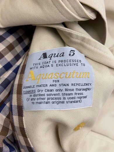商品画像：Aqua5/比翼/トレンチコート/--/コットン/BEG 4
