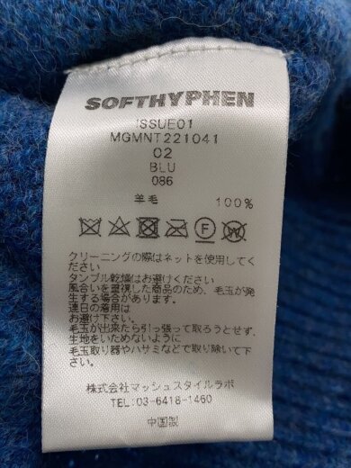 商品画像：ニット・セーター(厚手)/2/ウール/BLU/MGMNT221041 4