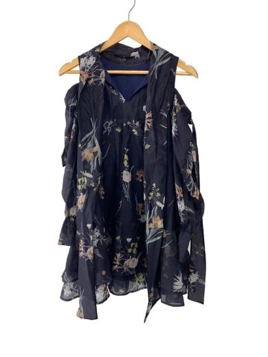 商品画像：NYBG2wayミニワンピース/0/ポリエステル/NVY/花柄/SWFO261097// 1