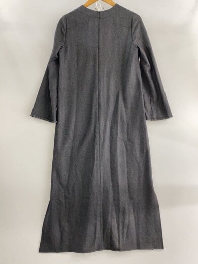 商品画像：長袖ワンピース/36/ウール/GRY/無地/22-040-900-2240-3-0 2
