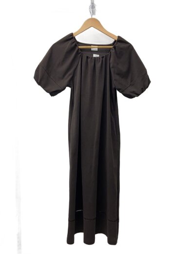 商品画像：Maison Echelle/半袖ワンピース/FREE/コットン/BRW/無地/ME25SS-0970P 1