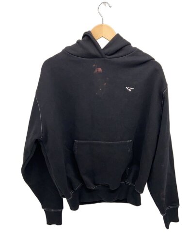 商品画像：パーカー/S/コットン/BLK/無地/BU0046 1