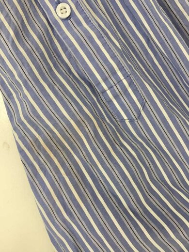 商品画像：Stripe Over Shirts/長袖シャツ/FREE/コットン/BLU/ストライプ/12310402// 8
