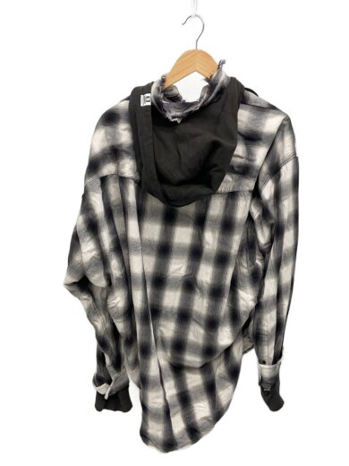 商品画像：長袖シャツ/46/コットン/BLK/チェック/J16SH182// 2