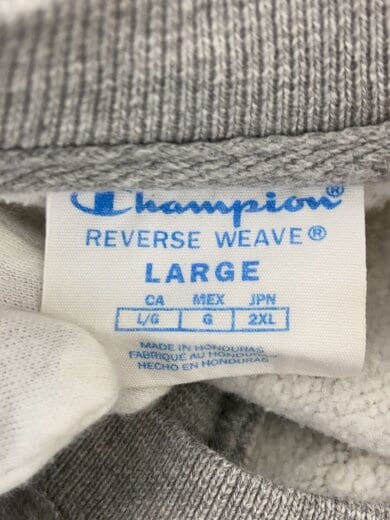 商品画像：Reverse Weave/L/コットン/GRY// 3