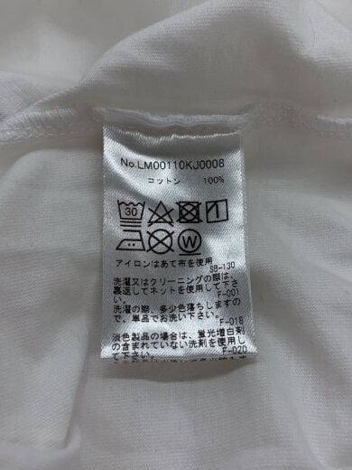 商品画像：Tシャツ/S/コットン/WHT/LM00110KJ0008 4