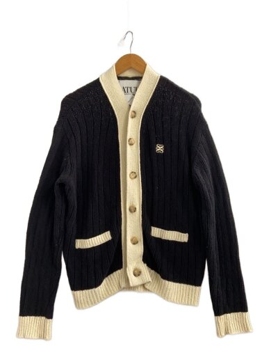 商品画像：FARO POCKET BOUCLE CARDIGAN/L/--/BLK/SA23SSMK03 1