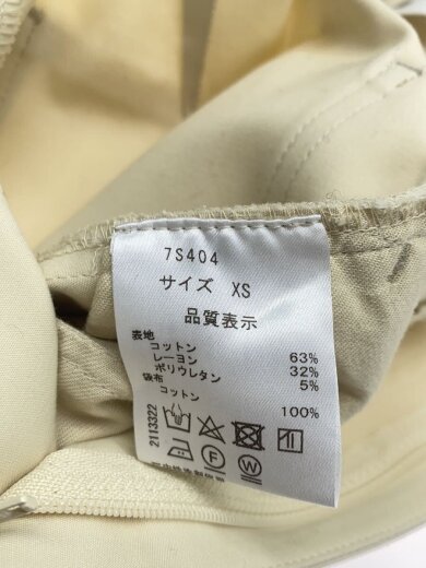 商品画像：ハイウエストストレートパンツ/ボトム/XS/コットン/CRM/7S404 5