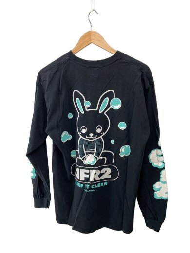 商品画像：長袖Tシャツ/L/コットン/BLK/プリント// 2