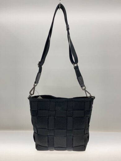 商品画像：ショルダーバッグ/BLK/無地/編み込み// 3