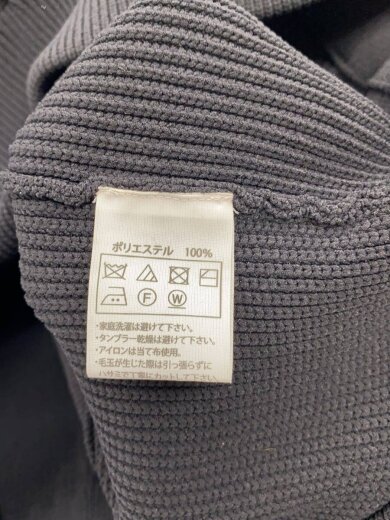 商品画像：ニットベスト(厚手)/XL/ポリエステル/BLK/無地// 4