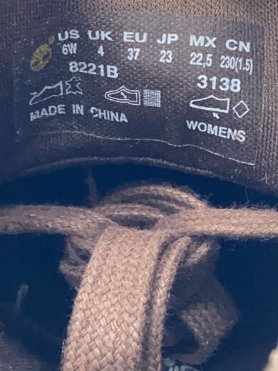 画像：Timberlandハイカットスニーカー/23cm/BRW/8221B5