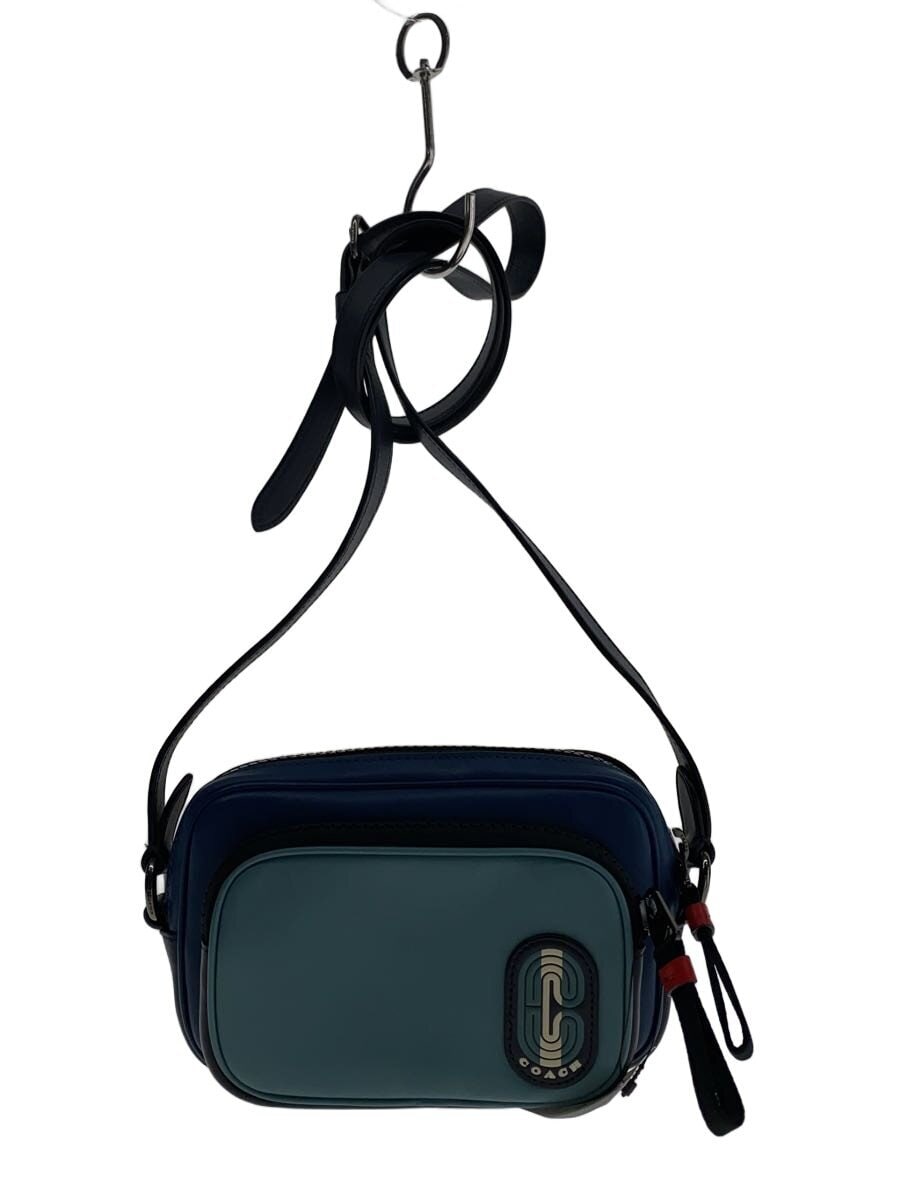 COACH / ショルダーバッグ/レザー/BLU/C4296