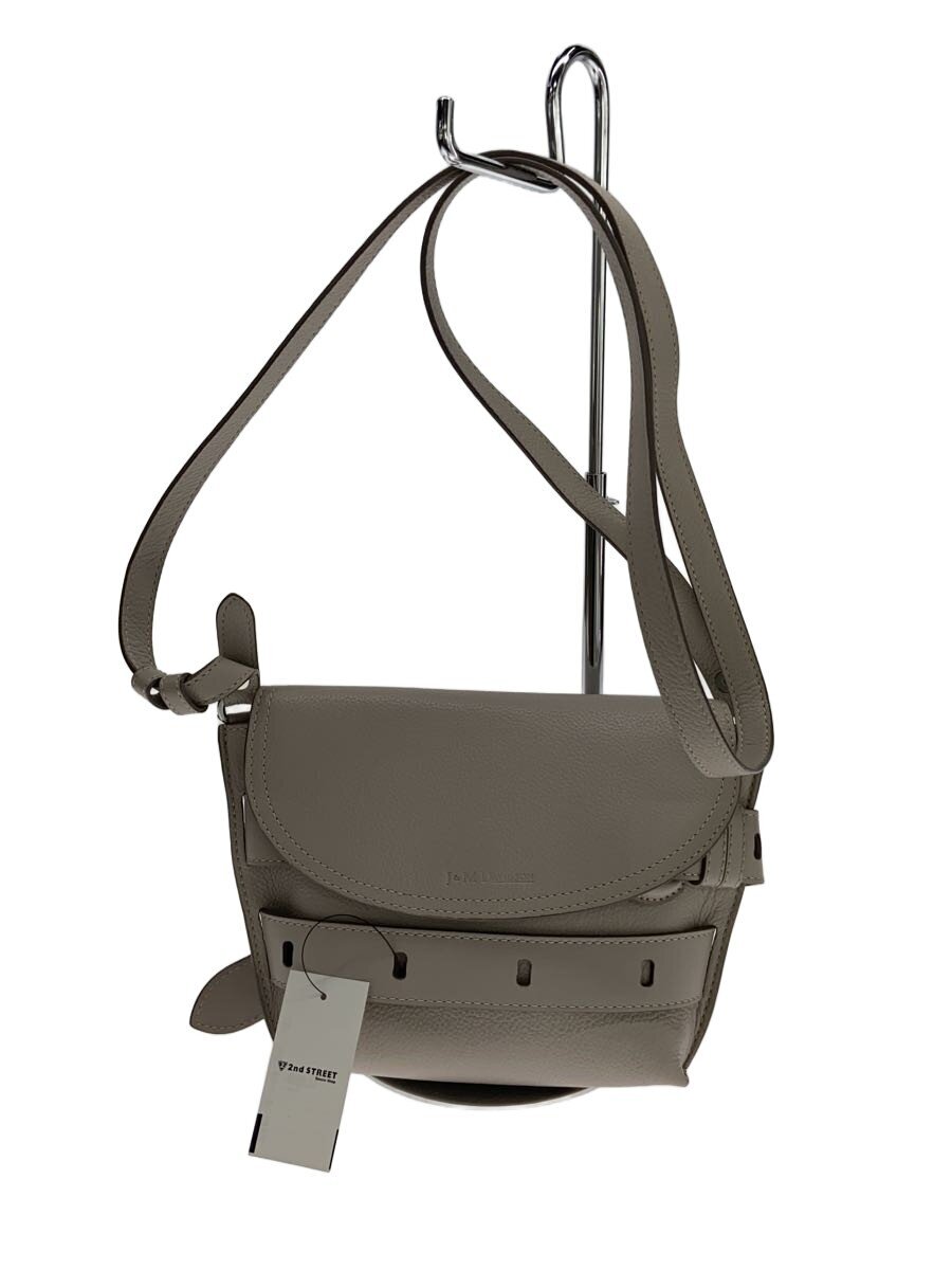 J&M DAVIDSON / ショルダーバッグ/レザー/GRY/the belt pouch