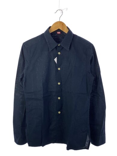 商品画像：90s～00s/長袖シャツ/S/コットン/NVY 1