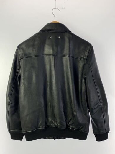 商品画像：レザージャケット・ブルゾン/48/牛革/BLK/NUL73L01077C0// 2