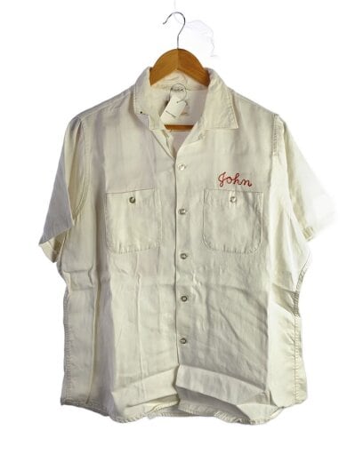 商品画像：60s/ボウリングシャツ/半袖シャツ/L/--/WHT 1