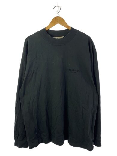商品画像：長袖Tシャツ/XL/コットン/BLK 1