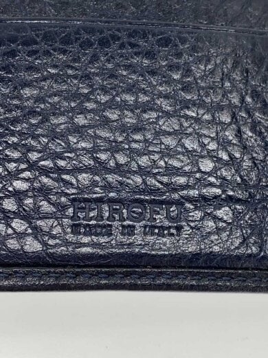 商品画像：2つ折り財布/レザー/NVY/メンズ 3