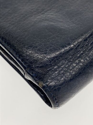 商品画像：2つ折り財布/レザー/NVY/メンズ 8