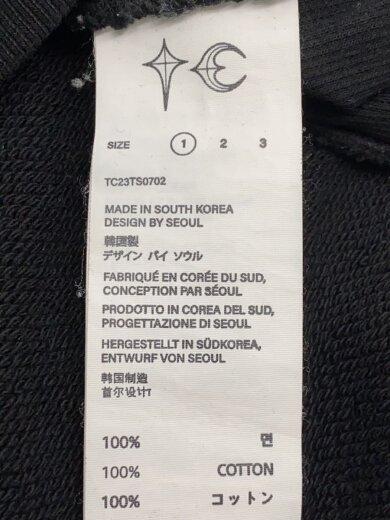 商品画像：パーカー/1/コットン/BLK 3