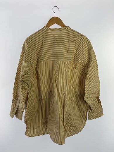商品画像：長袖シャツ/M/コットン/YLW/ストライプ/fsc241-50010b 2